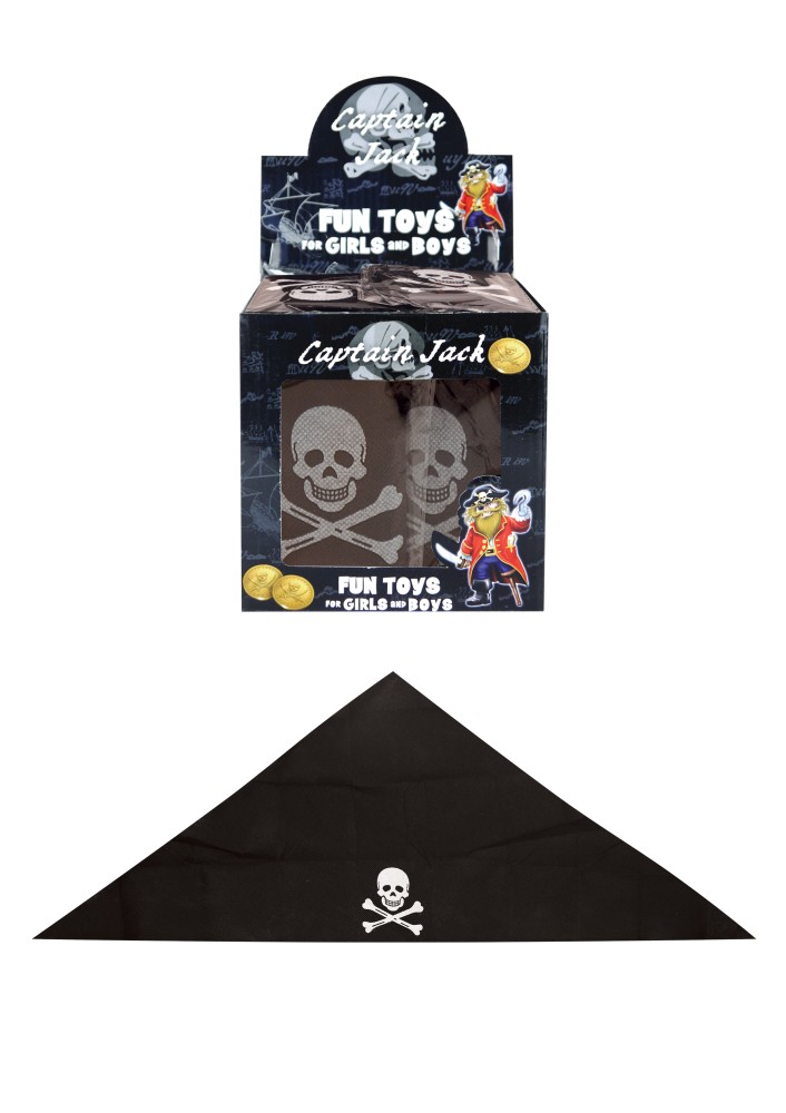 Children's Black Pirate Bandana